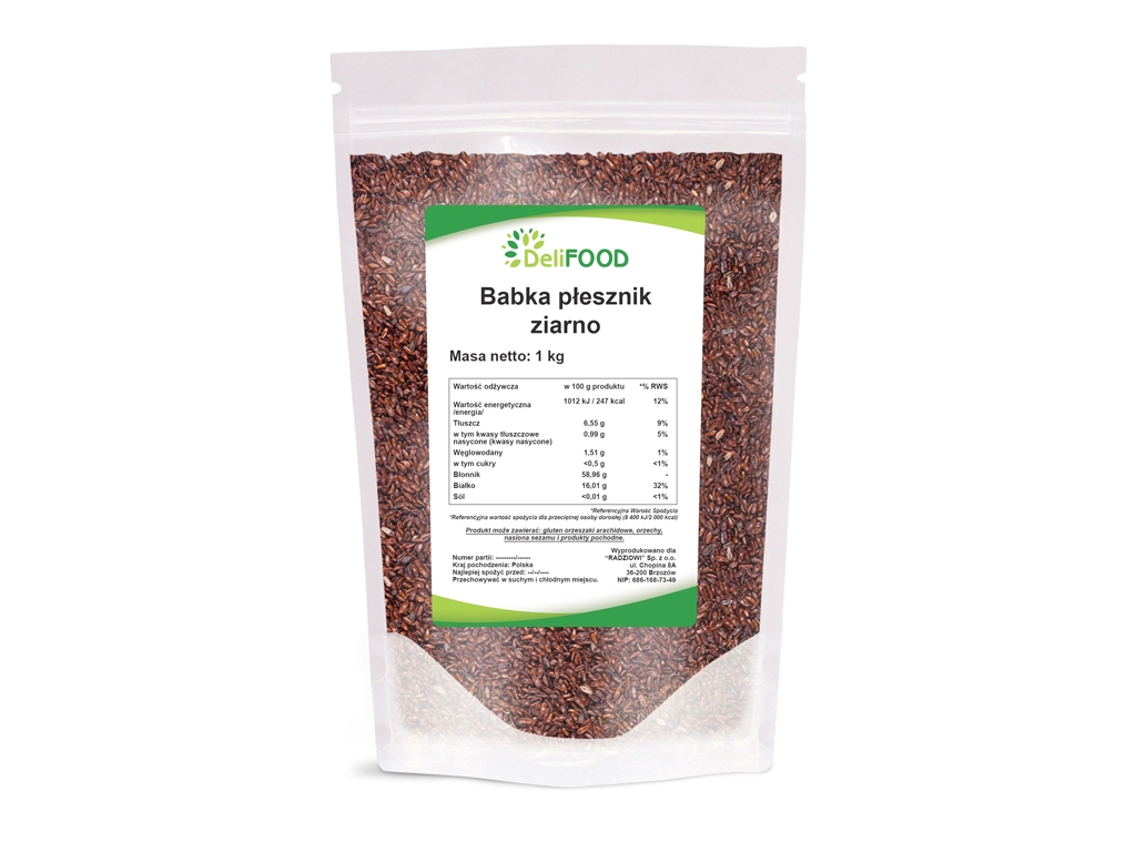 Babka płesznik ziarno 1000g