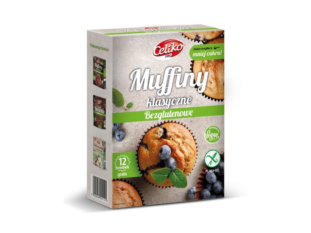 Muffiny klasyczne bezglutenowe 280g