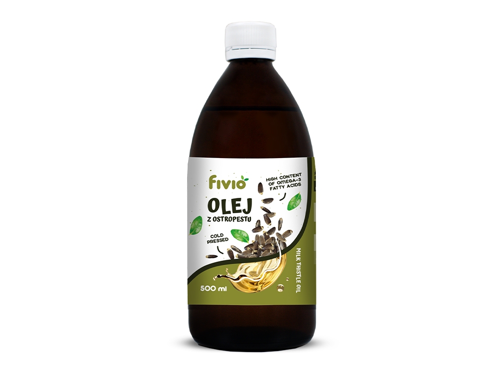 Olej z ostropestu zimnotłoczony 500ml