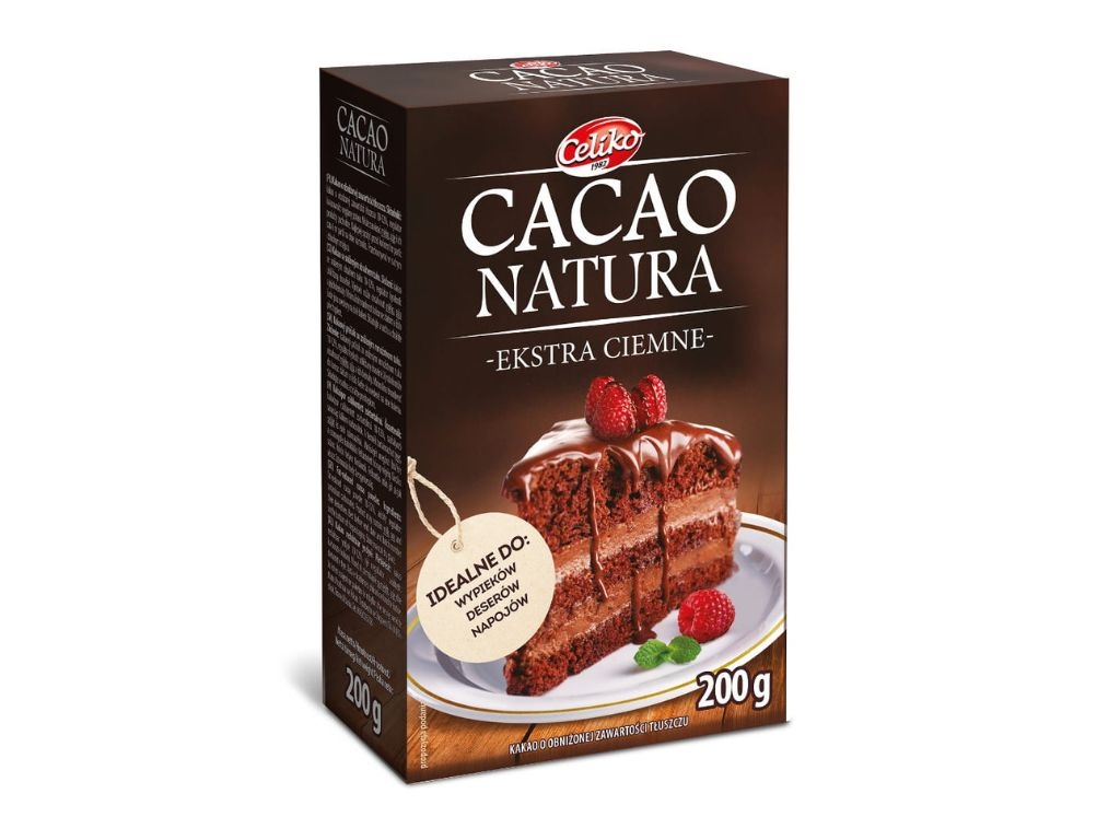 Kakao naturalne ciemne Cacao Natura 200g