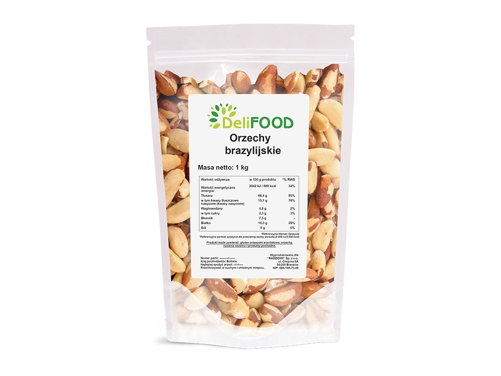 Orzechy Brazylijskie 1 kg