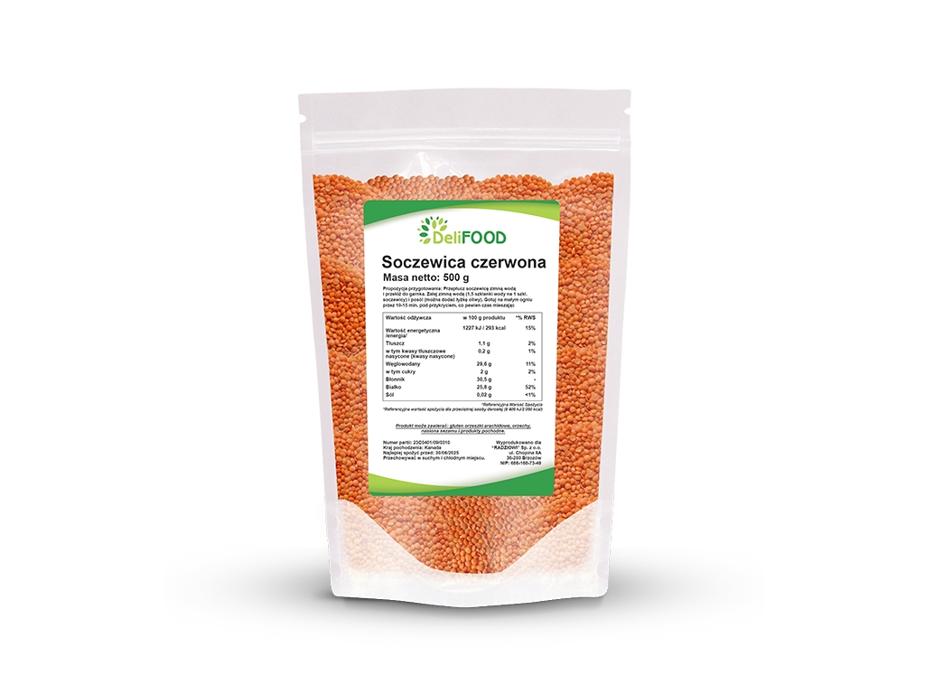 Soczewica czerwona 1000g