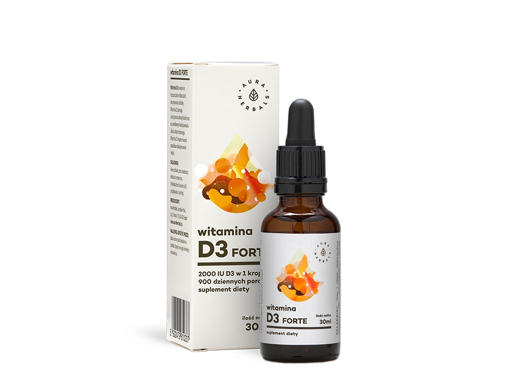 Witamina D3 FORTE krople 30ml