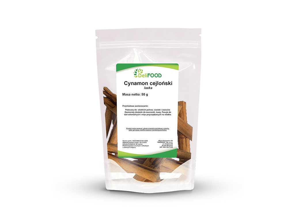 Cynamon CEJLOŃSKI laski - 50g