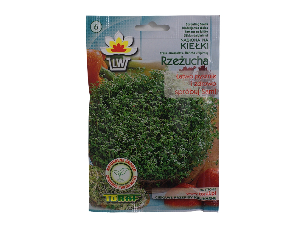 Rzeżucha nasiona na kiełki 30g TORAF