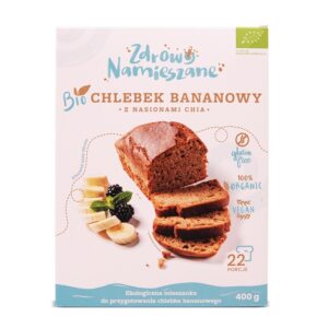 BIO Chlebek bananowy z chia 400g Zdrowo Namieszane