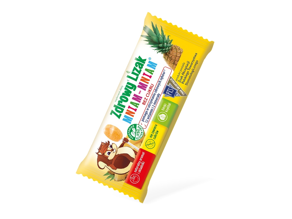 Lizak ananas 6g Zdrowy Lizak