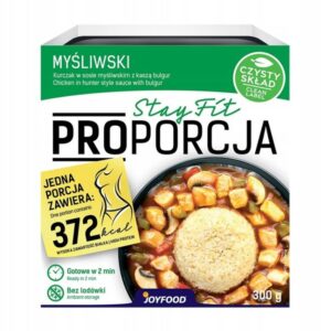 Danie gotowe kurczak w sosie myśliwskim z kaszą bulgur i warzywami PROporcja 300g