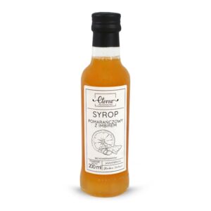 Syrop pomarańczowy z imbirem 200ml