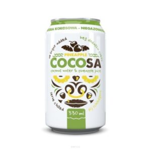 Woda kokosowa niegazowana z sokiem z ananasa NFC COCOSA 330ml