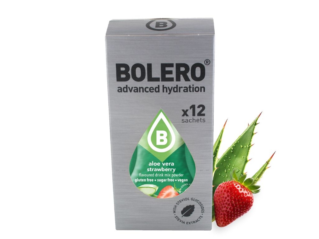 Napój w proszku box Bolero aloe vera truskawka 3g x 12szt