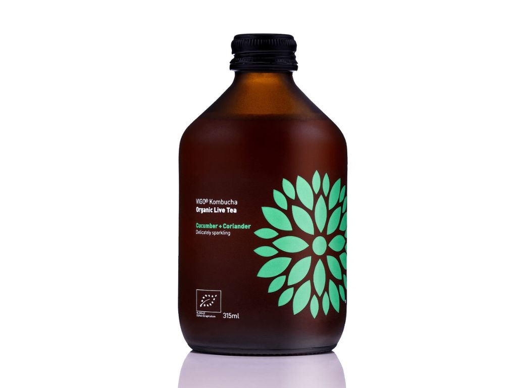 BIO kombucha ogórek kolendra 330ml
