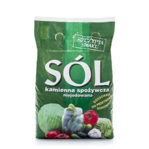 Sól kłodawska kamienna do przetworów niejodowana 3kg