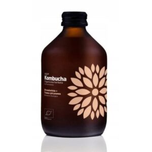 BIO kombucha brzoskwinia trawa cytrynowa 330ml