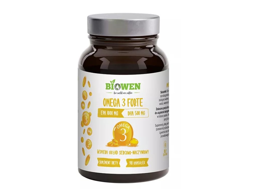 Omega 3 Forte 1000mg EPA, 500mg DHA 90 kapsułek