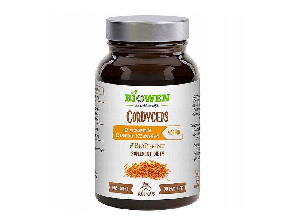 Ekstrakt z Cordyceps Sinensis 400mg 90 kaspułek