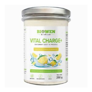 Elektrolity Vital charge+ o smaku cytrynowym 250g