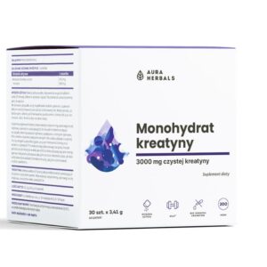 Kreatyna, monohydrat w saszetkach 30szt x 3,41g