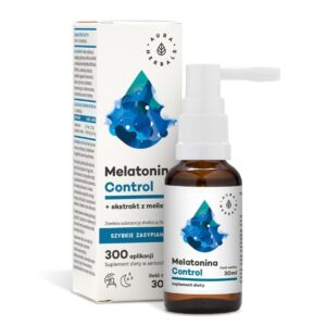 Melatonina control z ekstraktem z melisy w aerozolu 30ml