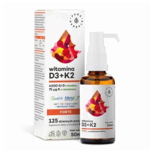 Witamina D3 4000IU z witamina K2 z olejem MCT w kroplach 50ml