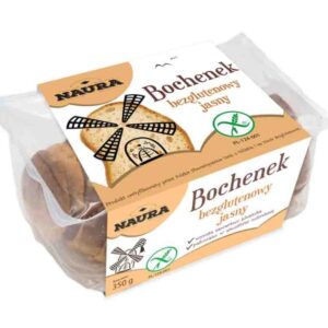 Bochenek bezglutenowy jasny krojony 350g