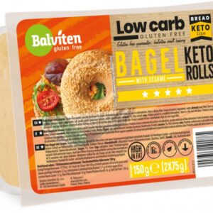 Bajgle z sezamem bezglutenowe (2szt) 150g