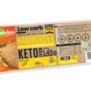 Bułki hamburgerowe z sezamem keto bezglutenowe (2szt) 170g