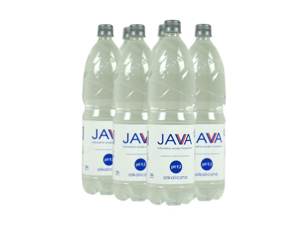 6 x Woda alkaliczna JAVA 1,5l