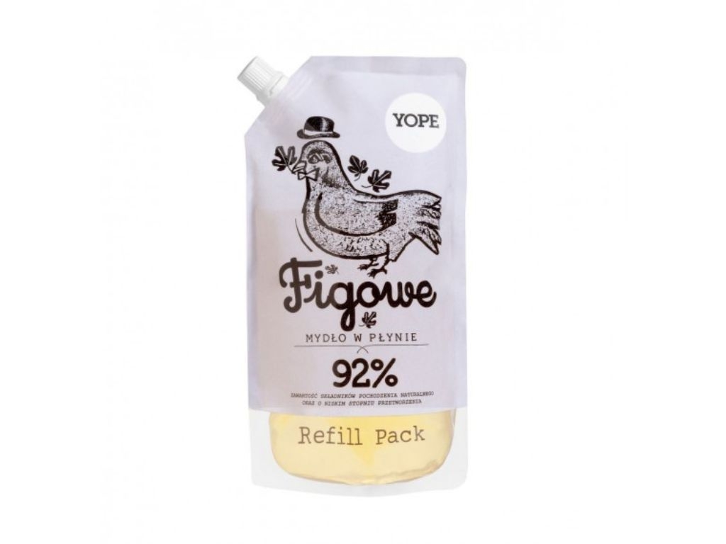 Mydło naturalne w płynie figa refill 500ml