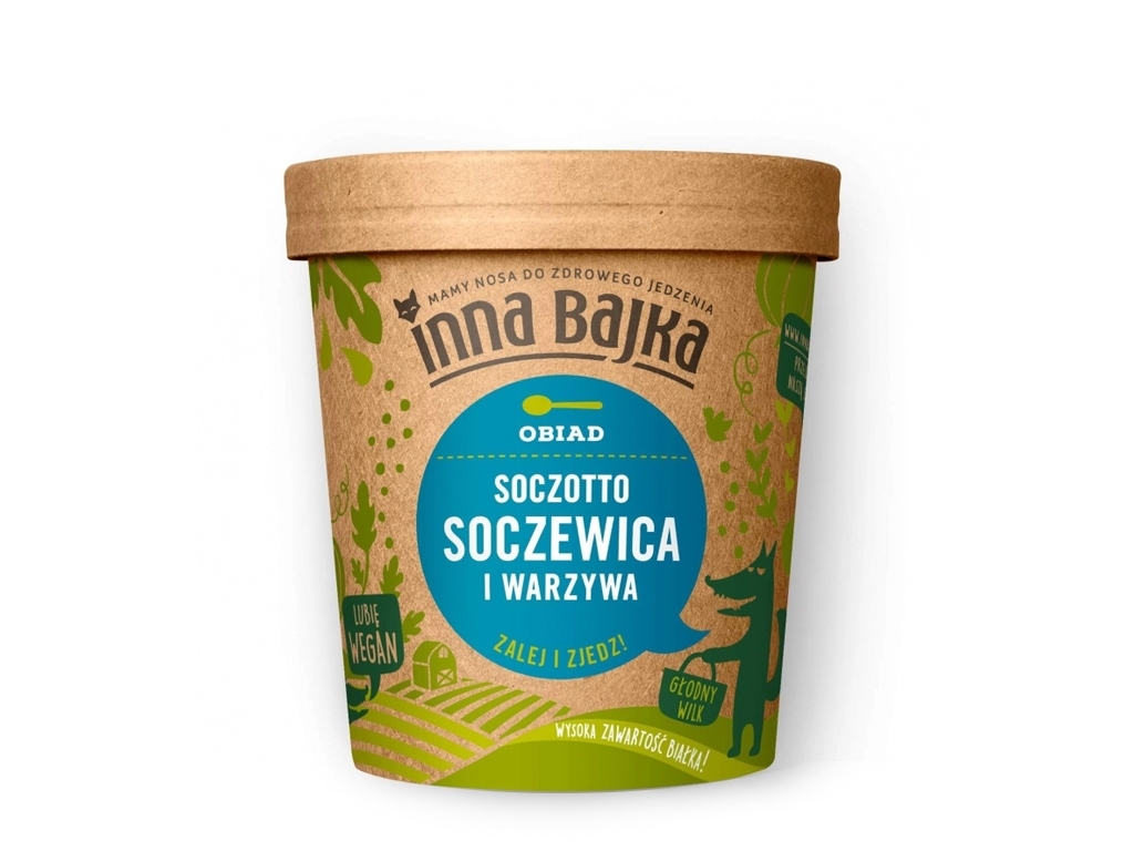 Danie obiadowe SOCZOTTO soczewica i warzywa 70g