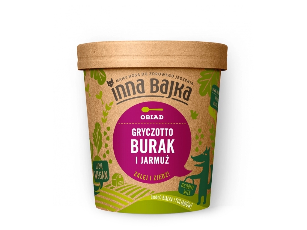 Danie obiadowe GRYCZOTTO burak i jarmuż 70g