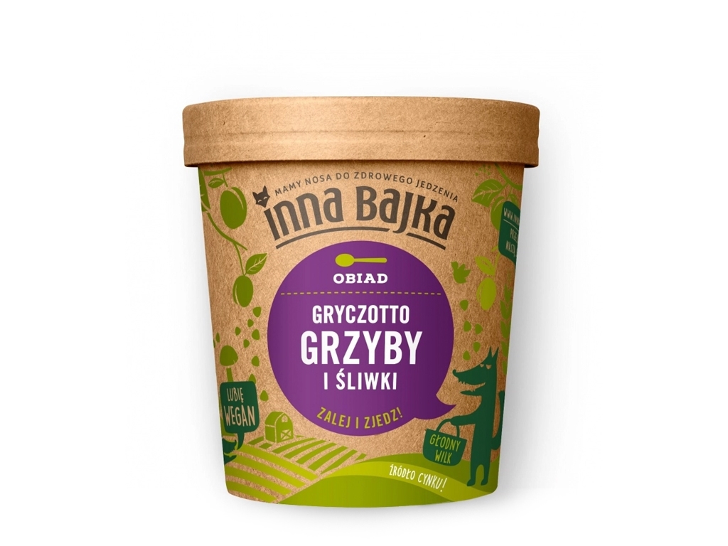 Danie obiadowe GRYCZOTTO grzyby i śliwki 70g