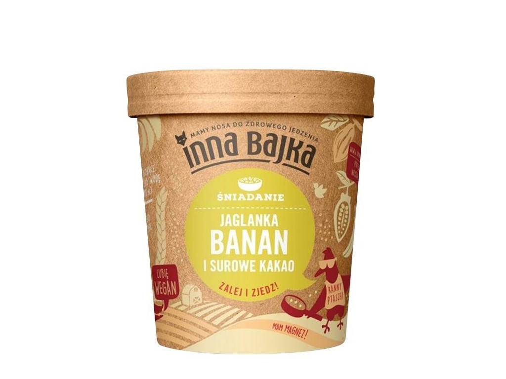 Jaglanka banan i surowe kakao 65g