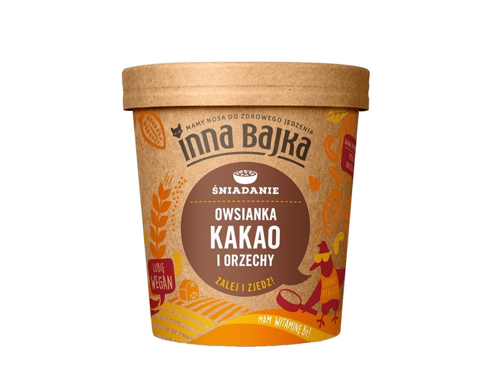 Owsianka kakao i orzechy 70g
