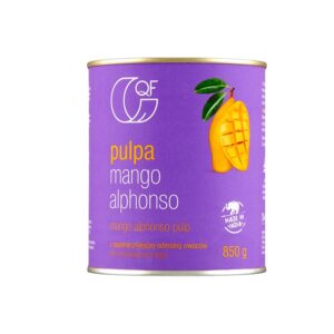 Pulpa z mango Alphonso bez dodatku cukru 850g - QF