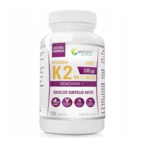 Witamina K2 MK-7 z natto 100mcg 120 Tabletek