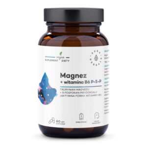 Magnez + Witamina B6 (P-5-P) - 60 kapsułek