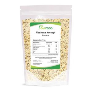 Nasiona konopne łuskane 1000g