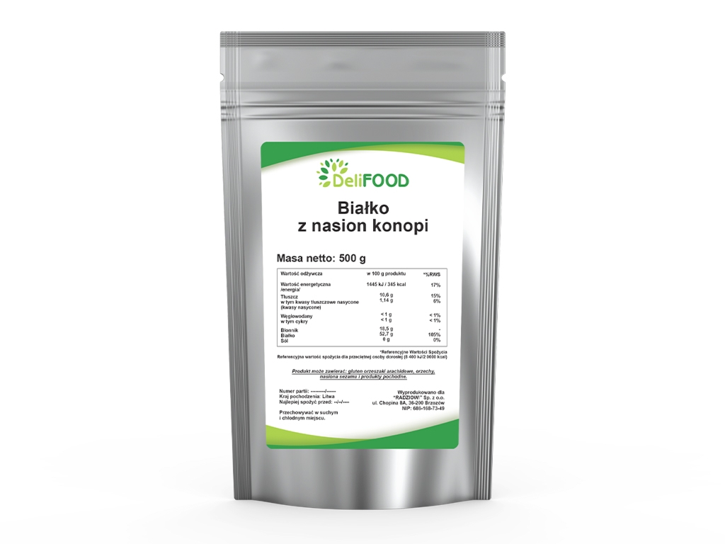 Białko konopne 500g
