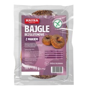 Bajgle bezglutenowe z makiem 190g
