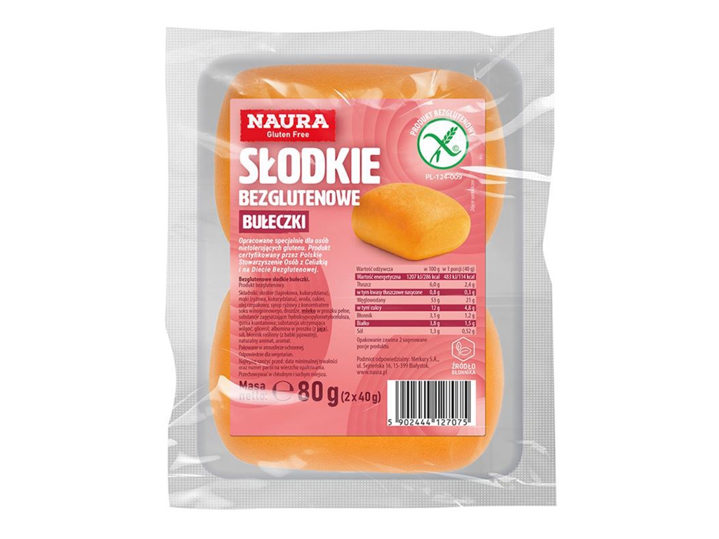 Bułeczki bezglutenowe słodkie 80g