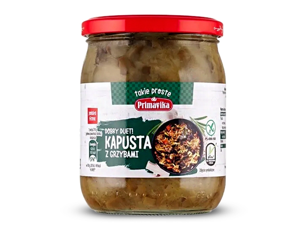 Kapusta z grzybami 420g