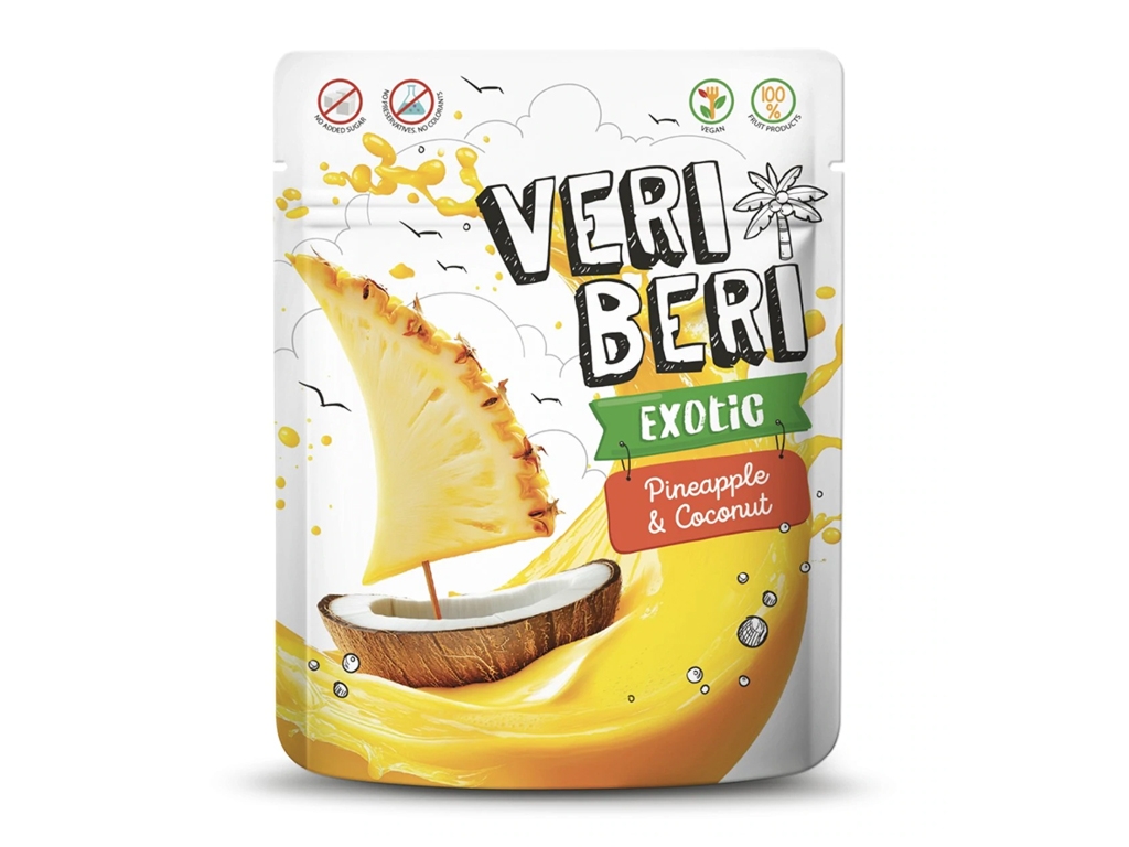 Żelki ananas z kokosem 50g