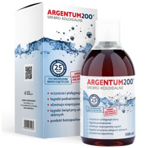 Srebro Koloidalne 25 ppm, Argentum200, tonik 500 ml