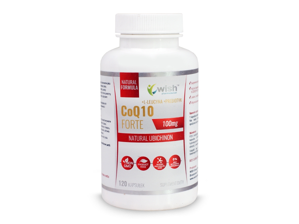Coenzyme Q10 Forte 100mg - 120 kapsułek WISH