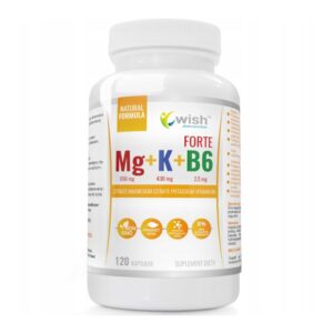 Magnez+Potas+VIT B6 - 120 kapsuek WISH
