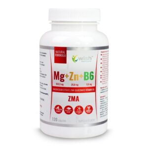 Magnez+Cynk+witamina B6 - 120 kapsułek WISH