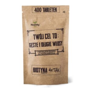 Biotyna 4X Tak - gęste i długie włosy 400 tabletek