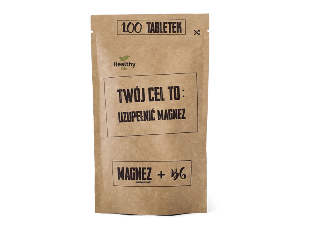 Magnez + B6 - uzupełnij magnez 100 tabletek