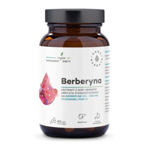 Berberyna 500mg 60 kapsułek Aura Herbals